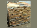 SouthScape Rock and Stone Sample Gallery: Pine Log Flag Stack