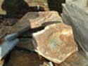 SouthScape Rock and Stone Sample Gallery: Pine Log Flag